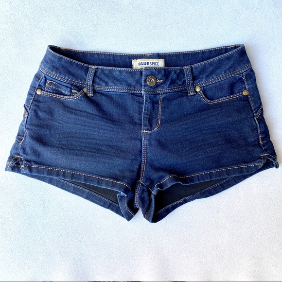 Blue Spice Sz5 stretchy Jean Shorts - Picture 2 of 5
